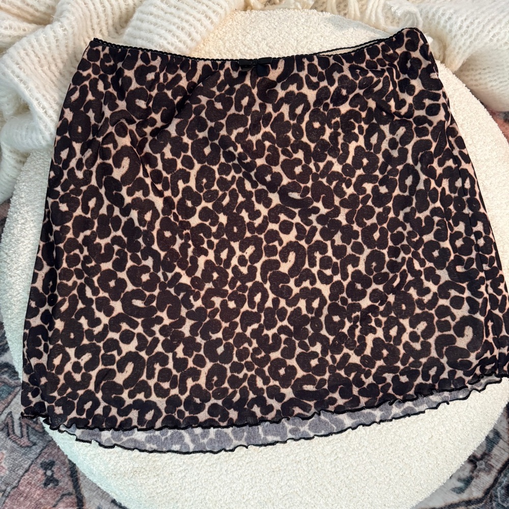 Wild Fable Animal Print Mini Skirt🐆